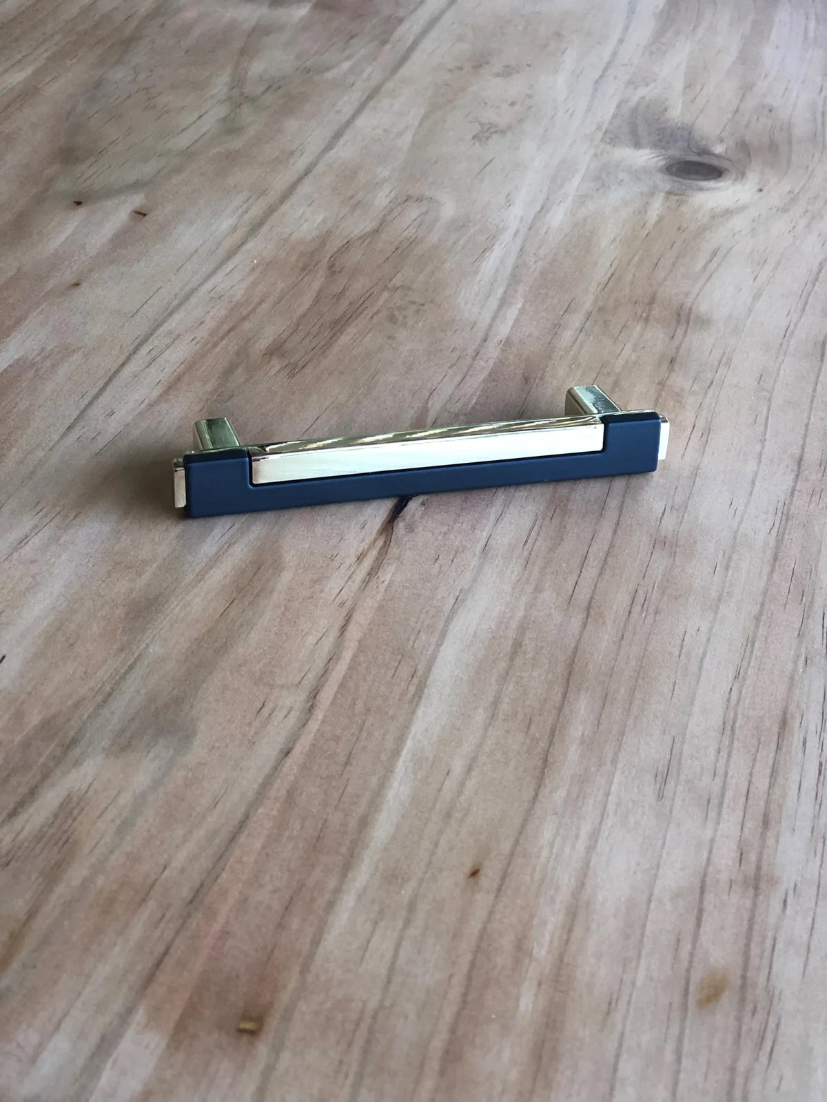 Black & Gold Long Handle