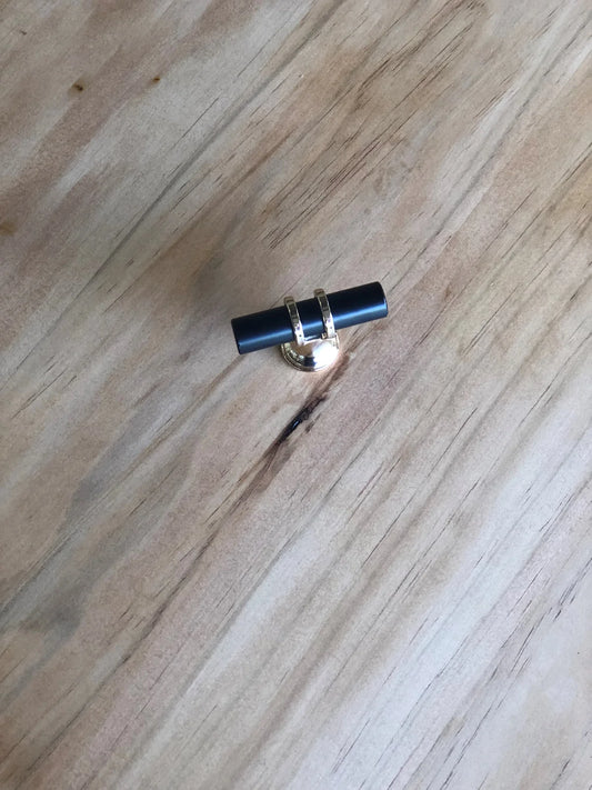 Black & Gold Knob