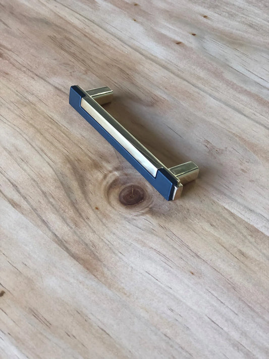 Black & Gold Long Handle