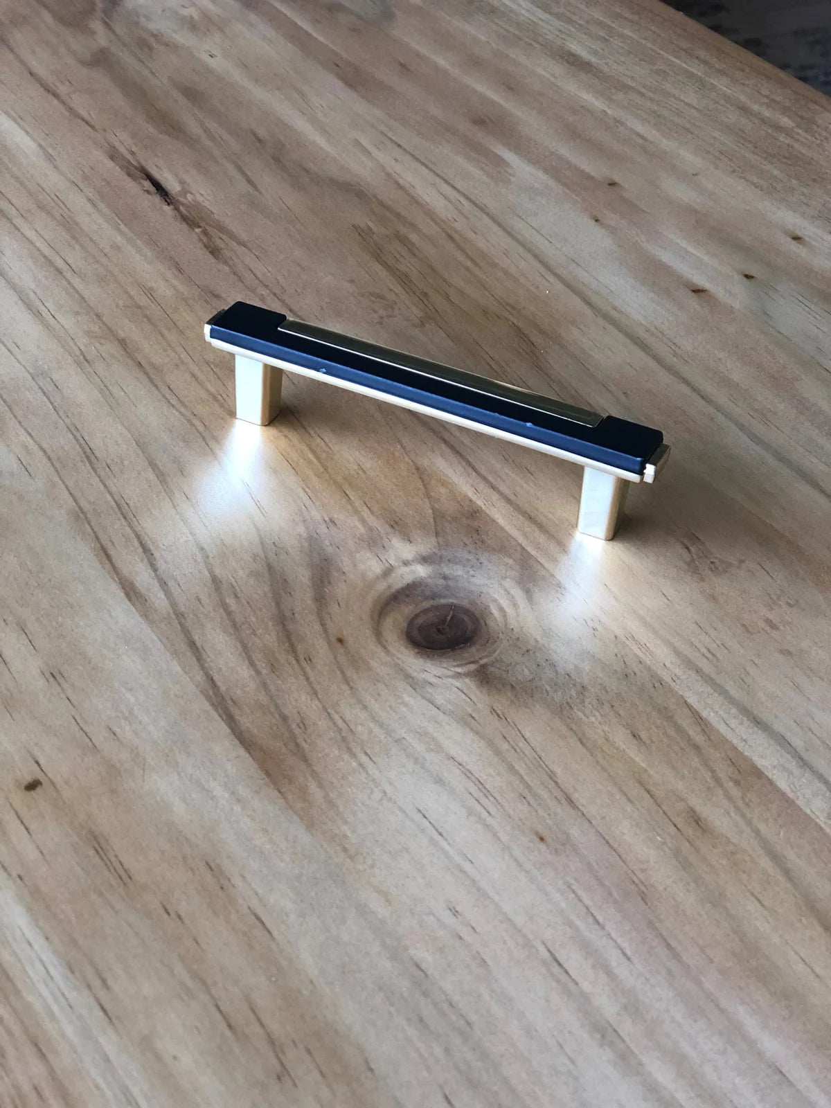 Black & Gold Long Handle